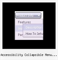 Accessibility Collapsible Menu Javascript Tutorial Menu Popup Javascript