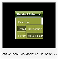 Active Menu Javascript On Same Page Java Script Explorer Style