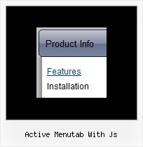 Active Menutab With Js Javascript Collapse Menu Example