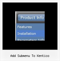 Add Submenu To Kentico Navigation Bar Css