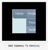 Add Submenu To Kentico Menubar Java