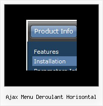 Ajax Menu Deroulant Horisontal Java Xp Slide Menu
