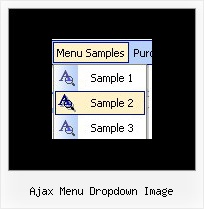 Ajax Menu Dropdown Image Create Web Tab Menu