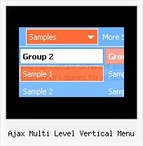 Ajax Multi Level Vertical Menu Navigation Website