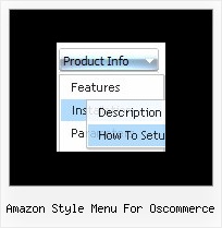 Amazon Style Menu For Oscommerce Object Cjavascript