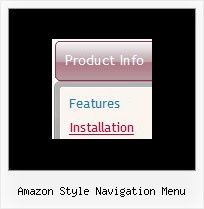Amazon Style Navigation Menu Javascript Pulldown Menu