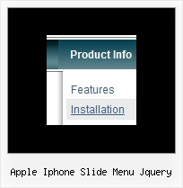 Apple Iphone Slide Menu Jquery Xp Style Navigation Bar