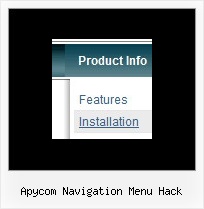 Apycom Navigation Menu Hack Collapse Menu Html