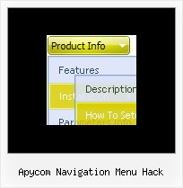 Apycom Navigation Menu Hack Web Menu Samples