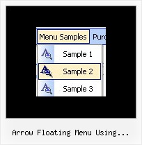 Arrow Floating Menu Using Javascript Java Script Navigation Menus