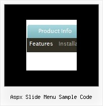 Aspx Slide Menu Sample Code Source Javascript Right Click Menu