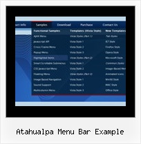 Atahualpa Menu Bar Example Menus Tabs Html