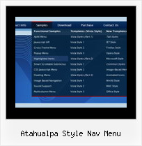 Atahualpa Style Nav Menu Templates Drop Down Menu