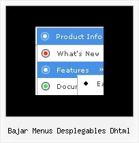 Bajar Menus Desplegables Dhtml Horizontal Scroll Javascript