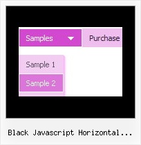 Black Javascript Horizontal Dropdown Menu Dhtml Dropdown Menu Creater