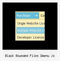Black Rounded Files Dmenu Js Download Menu Drop Down