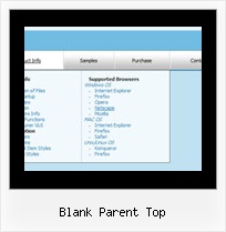 Blank Parent Top Simple Menu Horizontal