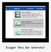 Blogger Menu Bar Generator Javascript Animated
