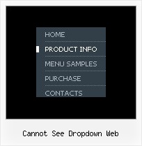 Cannot See Dropdown Web Popup Menu Html Javascript