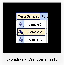 Cascademenu Css Opera Fails Menu Cascading