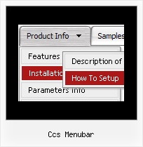 Ccs Menubar Javascript Tutorial Menus Dynamique