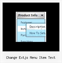 Change Extjs Menu Item Text Ejemplos De Menu Con Javascript