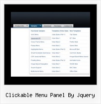 Clickable Menu Panel By Jquery Java Script Dropdown Menu Creation