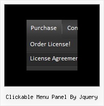 Clickable Menu Panel By Jquery Menu Drop Down Java Script Download