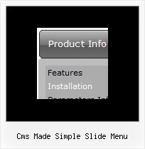 Cms Made Simple Slide Menu Javascript Dhtml Menu Bar