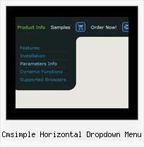 Cmsimple Horizontal Dropdown Menu Menu Popup