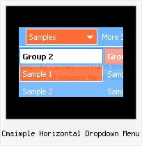 Cmsimple Horizontal Dropdown Menu Javascript Menu Tool