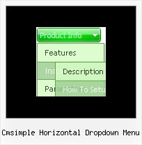 Cmsimple Horizontal Dropdown Menu Frame Menu Vertical