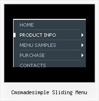 Cmsmadesimple Sliding Menu Dhtml Menu Xml