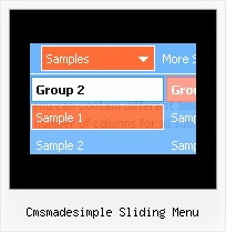 Cmsmadesimple Sliding Menu Dhtml Popup Menus