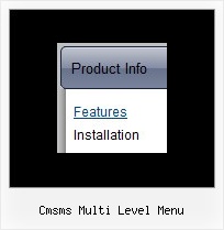 Cmsms Multi Level Menu Vertical Scrolling Menu