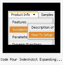 Code Pour Indexhibit Expanding Menu Javascript Expand Menu