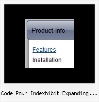 Code Pour Indexhibit Expanding Menu Java Menus Transparent