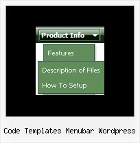 Code Templates Menubar Wordpress Vertical Flyout Menu V