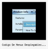 Codigo De Menus Desplegables Vertical Java Web Menu Design