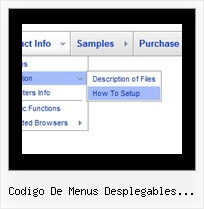Codigo De Menus Desplegables Vertical Java Cascading Menus Html