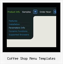 Coffee Shop Menu Templates Creating Menu Using Dhtml