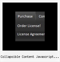 Collapsible Content Javascript With Arrow Menu And Html