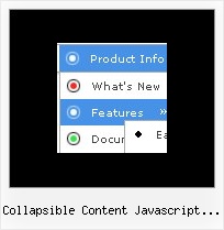Collapsible Content Javascript With Arrow Expand All Menu Javascript