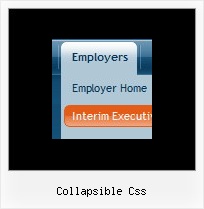 Collapsible Css Floating Rollover Menu