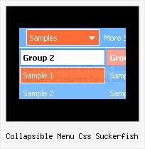 Collapsible Menu Css Suckerfish Sample Javascript Menu