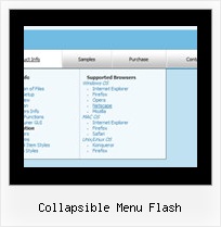 Collapsible Menu Flash Drop Down Example Sites Dhtml