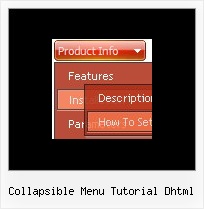 Collapsible Menu Tutorial Dhtml Drop Down On Rollover
