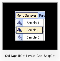 Collapsible Menus Css Sample Editor For Javascript