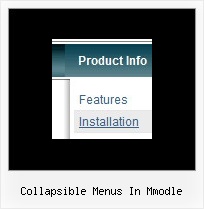 Collapsible Menus In Mmodle Website Menu Across