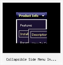 Collapsible Side Menu In Javascript Javascript Dropdown